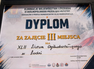 III miejsce w województwie łódzkim!